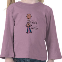 Little Sister with Big Brother T-shirts and Gifts