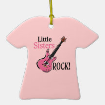 Little Sisters Rock Christmas Ornament