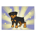 Little Star Rottweiler Greeting Cards