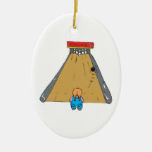 little tot bowling gutter ball ornaments