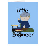Little Train Engineer T-shirts and Gifts Greeting Card