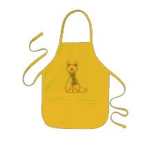 Little White Fox Apron