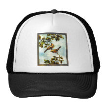 Little yellow birds mesh hat
