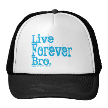 Live Forever Bro Just Trust God Christian Hat