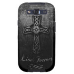 Live Forever Cross Samsung Galaxy SIII Cases