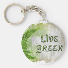 LIVE GREEN Eco Enviro Gift Items for Earth Day Key Chains