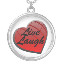 Live Laugh Love Heart Necklace