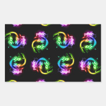 Live Laugh Love Rectangle Stickers