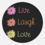 Live Laugh Love Sticker