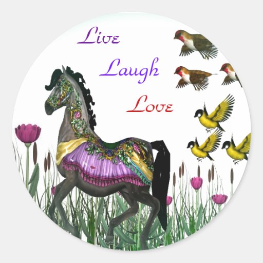 Live, Laugh, Love Stickers