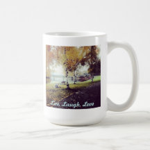 Live, Laugh, Love Walk in the park mug