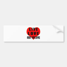 Live Love Body Building Bumper Sticker