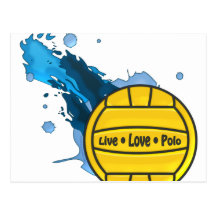 Live Love Polo - Water Polo Postcards