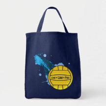 Live Love Polo - Water Polo Tote Bags
