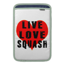 Live Love Squash MacBook Air Sleeves