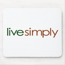 Live Simply Mouse Pad