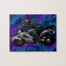 Live To Ride Motorbiker Puzzle