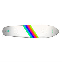 Live to Ride - Stripes Custom Skateboard