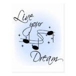 Live Your Dream Postcards