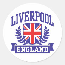 Liverpool England Stickers