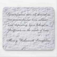 Lives of great men all remind us, we ca... mousepad