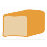 loaf of bread icon postcard