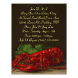 Lobster Lobsters Party Dinner or BYOL Invitation
