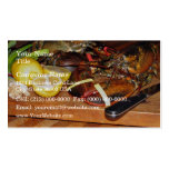 Lobster with vegetables business cards