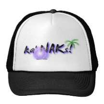 Local Hawaiian Style Cap: Ka' NAKs Mesh Hats