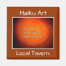 Local Tavern Haiku Art Magnet