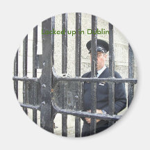 Locked up in Dublin Fridge Magnets