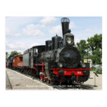 Locomotive, Russian retro steam locomotive Ov-8... Postcards