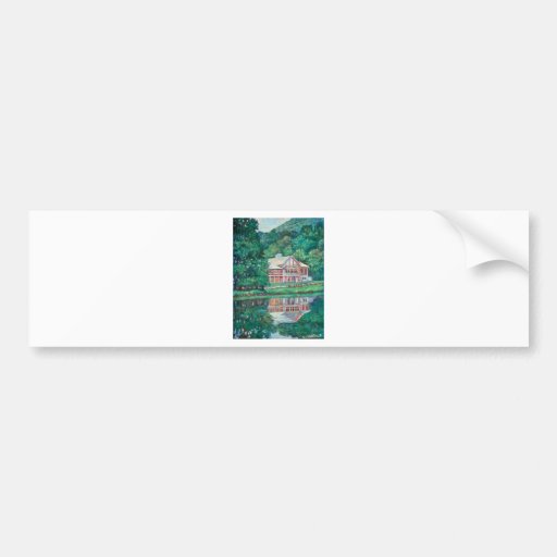 Lodge at Peaks of Otter Bumper Sticker