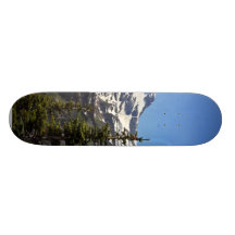 Logan Pass In Glacier National Park Skate Board Deck