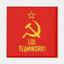 LOL-Commie Fridge Magnets