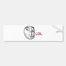 LOL meme Bumper Sticker