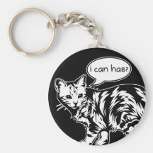 lolcat - i can has? keychain