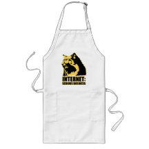 lolcat the internet is serious business apron