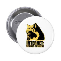 lolcat the internet is serious business pinback buttons