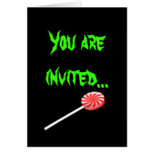 Lollypop, You are invited... Greeting Cards