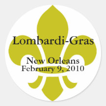 Lombardi-Gras, February 9, 2010,... Sticker