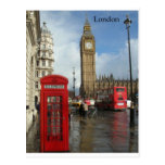 London Big Ben Phone box (by St.K) Postcard