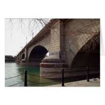 London Bridges Greeting Card
