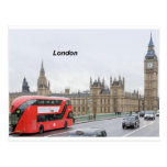 London Bus & Big Ben (St.K) Postcards