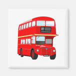 London Bus Fridge Magnet