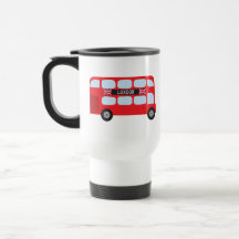 London double-decker bus mug