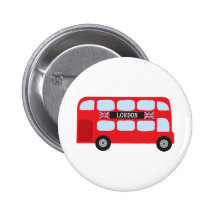 London double-decker bus pins