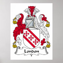 London Family Crest Print