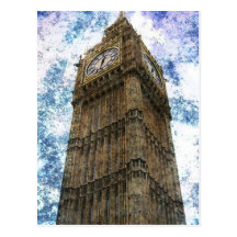 London Landmark Big Ben Postcard