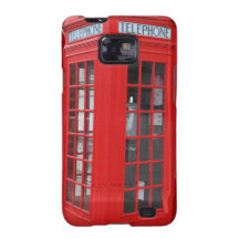 London Phone Booth iPhone Cases Samsung Galaxy S2 Case